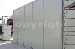 Pannelli acustici professionali per esterni rumorosi<br /><br /> Barriera antirumore per centrale termica e cogenerazione<br /><br />