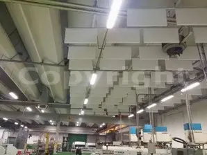 Correzione Acustica Industriale con Pannelli Sospesi a Soffitto<br /><br />