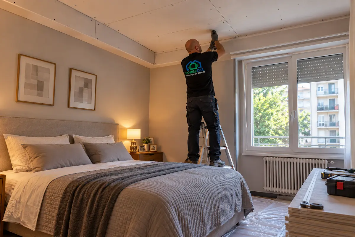 Insonorizzazione di una camera da letto dai rumori dei vicini