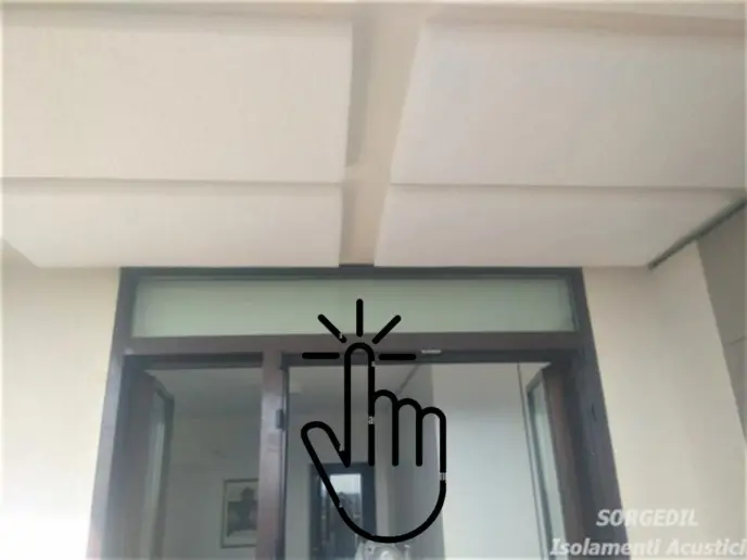 Trattamento Acustico Soffitto per Riduzione del Riverbero<br /><br />