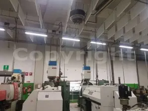 Correzione Acustica Industriale Completata con Pannelli Sospesi<br /><br />