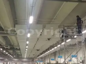 Pannelli Fonoassorbenti Montati su Travi Industriali – Stabilimento Trattato<br /><br />